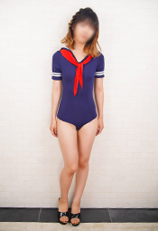 【M075】セーラー水着