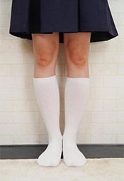 ハイソックス(白)