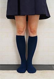 ハイソックス(紺)