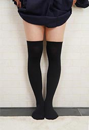 ニーハイソックス(黒)
