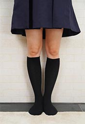 ハイソックス(黒)
